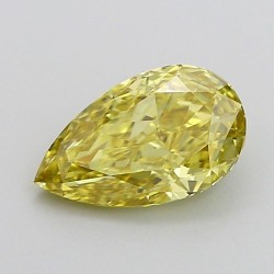 Diament laboratoryjny o barwie fantazyjnej szlif gruszkowy, 1.05ct, VVS2, Fancy Intense Yellow, IGI LG733503873