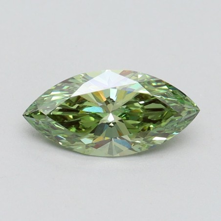 Diament laboratoryjny o barwie fantazyjnej markiza, 1.04ct, VVS2, Fancy Vivid Green, IGI LG611355333