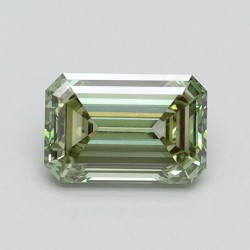 Diament laboratoryjny o barwie fantazyjnej szlif szmaragdowy, 1.04ct, VVS2, Fancy Intense Green, IGI LG610349641
