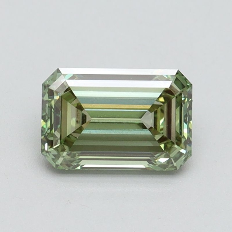 Diament laboratoryjny o barwie fantazyjnej szlif szmaragdowy, 1.04ct, VVS2, Fancy Intense Green, IGI LG610349641 Diament laboratoryjny o barwie fantazyjnej szlif szmaragdowy, 1.04ct, VVS2, Fancy Intense Green, IGI LG610349641
