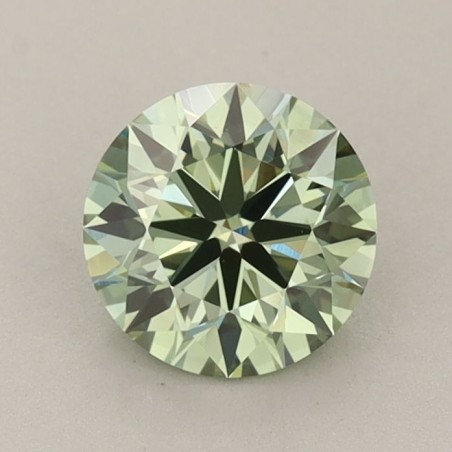 Diament laboratoryjny o barwie fantazyjnej szlif okrągły, 0.97ct, VVS2, Fancy Vivid Green, IGI LG666407867