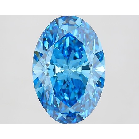 Diament laboratoryjny o barwie fantazyjnej szlif owalny, 2.65ct, VVS2, Fancy Vivid Blue, IGI LG733573320