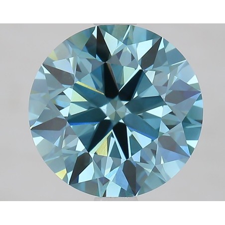 Diament laboratoryjny o barwie fantazyjnej szlif okrągły, 2.67ct, VVS2, Fancy Vivid Blue, IGI LG675530200