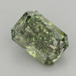 Diament laboratoryjny o barwie fantazyjnej radiant, 1.01ct, VVS2, Fancy Vivid Green, IGI LG662408752