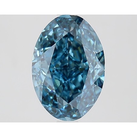 Diament laboratoryjny o barwie fantazyjnej szlif owalny, 2.67ct, VVS2, Fancy Vivid Blue, IGI LG668464699