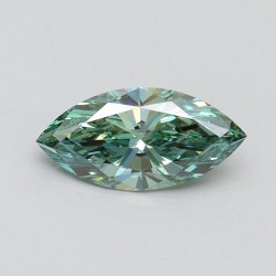 Diament laboratoryjny o barwie fantazyjnej markiza, 1.01ct, VVS2, Fancy Vivid Green, IGI LG611366585
