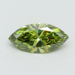 Diament laboratoryjny o barwie fantazyjnej markiza, 1.04ct, VVS2, Fancy Vivid Green, IGI LG611371255