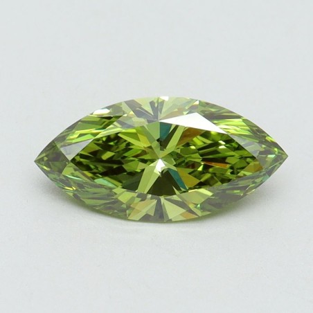 Diament laboratoryjny o barwie fantazyjnej markiza, 1.04ct, VVS2, Fancy Vivid Green, IGI LG611371255