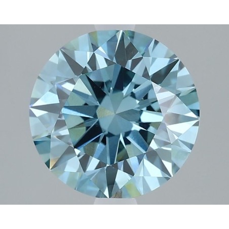Diament laboratoryjny o barwie fantazyjnej szlif okrągły, 2.04ct, VVS2, Fancy Vivid Blue, IGI LG610317178