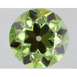 Diament laboratoryjny o barwie fantazyjnej szlif europejski, 2.52ct, VVS2, Fancy Vivid Green, IGI LG737570494