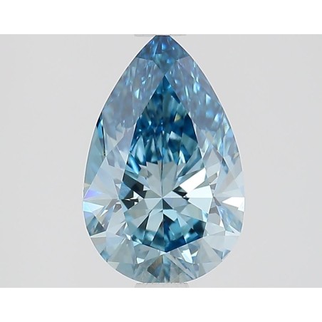 Diament laboratoryjny o barwie fantazyjnej szlif gruszkowy, 1.55ct, VVS2, Fancy Vivid Blue, IGI LG686501565
