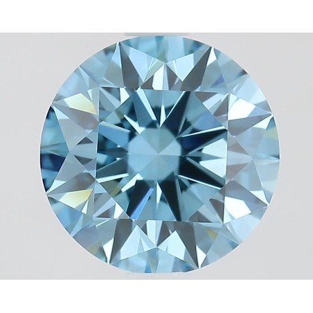 Diament laboratoryjny o barwie fantazyjnej szlif okrągły, 1.56ct, VVS2, Fancy Vivid Blue, IGI LG660484245