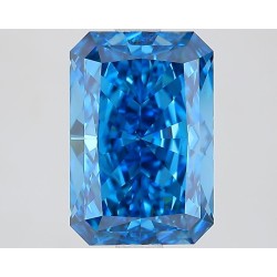 Diament laboratoryjny o barwie fantazyjnej radiant, 2.43ct, VVS2, Fancy Vivid Blue, IGI LG723527193