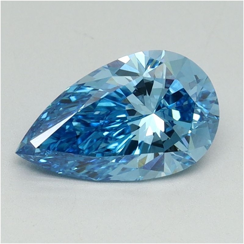 Diament laboratoryjny o barwie fantazyjnej szlif gruszkowy, 1.04ct, VVS2, Fancy Vivid Blue, IGI LG645458799 Diament laboratoryjny o barwie fantazyjnej szlif gruszkowy, 1.04ct, VVS2, Fancy Vivid Blue, IGI LG645458799