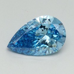 Diament laboratoryjny o barwie fantazyjnej szlif gruszkowy, 1.04ct, VVS2, Fancy Vivid Blue, IGI LG645458978