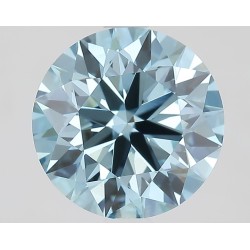 Diament laboratoryjny o barwie fantazyjnej szlif okrągły, 2.4ct, VVS2, Fancy Vivid Blue, IGI LG662471716