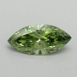Diament laboratoryjny o barwie fantazyjnej markiza, 1.04ct, VVS2, Fancy Vivid Green, IGI LG650486339