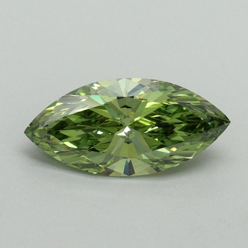 Diament laboratoryjny o barwie fantazyjnej markiza, 1.04ct, VVS2, Fancy Vivid Green, IGI LG650486339 Diament laboratoryjny o barwie fantazyjnej markiza, 1.04ct, VVS2, Fancy Vivid Green, IGI LG650486339