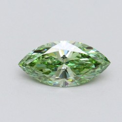 Diament laboratoryjny o barwie fantazyjnej markiza, 1.01ct, VVS2, Fancy Vivid Green, IGI LG611371233