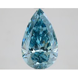 Diament laboratoryjny o barwie fantazyjnej szlif gruszkowy, 2.51ct, VVS2, Fancy Vivid Blue, IGI LG698567334
