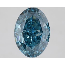 Diament laboratoryjny o barwie fantazyjnej szlif owalny, 2.44ct, VVS2, Fancy Vivid Blue, IGI LG660484255