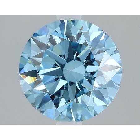 Diament laboratoryjny o barwie fantazyjnej szlif okrągły, 2.08ct, VVS2, Fancy Vivid Blue, IGI LG610317206