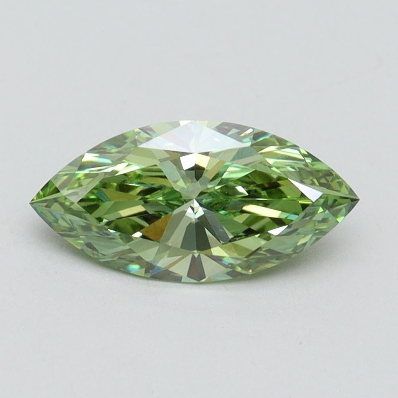 Diament laboratoryjny o barwie fantazyjnej markiza, 1.03ct, VVS2, Fancy Vivid Green, IGI LG610335218 Diament laboratoryjny o barwie fantazyjnej markiza, 1.03ct, VVS2, Fancy Vivid Green, IGI LG610335218