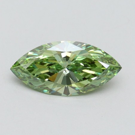 Diament laboratoryjny o barwie fantazyjnej markiza, 1.03ct, VVS2, Fancy Vivid Green, IGI LG610335218