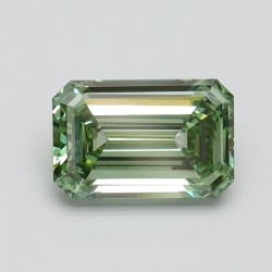 Diament laboratoryjny o barwie fantazyjnej szlif szmaragdowy, 1.02ct, VVS2, Fancy Intense Green, IGI LG614314537