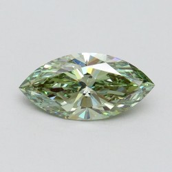 Diament laboratoryjny o barwie fantazyjnej markiza, 1.03ct, VVS2, Fancy Vivid Green, IGI LG611355320