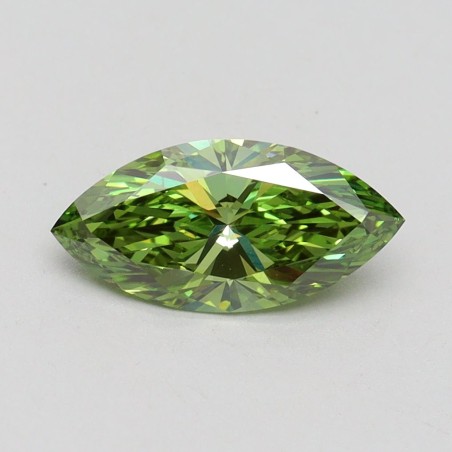 Diament laboratoryjny o barwie fantazyjnej markiza, 1.03ct, VVS2, Fancy Vivid Green, IGI LG611371261