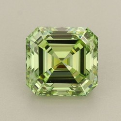 Diament laboratoryjny o barwie fantazyjnej szlif szmaragdowy kwadratowy, 1.02ct, VVS2, Fancy Intense Green, IGI LG649434686