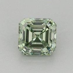 Diament laboratoryjny o barwie fantazyjnej szlif szmaragdowy kwadratowy, 0.79ct, VVS2, Fancy Vivid Green, IGI LG649434876