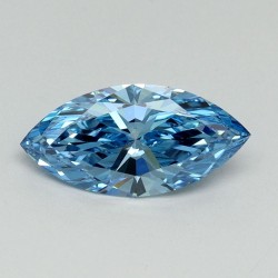 Diament laboratoryjny o barwie fantazyjnej markiza, 1.03ct, VVS2, Fancy Vivid Blue, IGI LG617483776