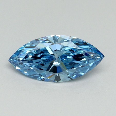 Diament laboratoryjny o barwie fantazyjnej markiza, 1.03ct, VVS2, Fancy Vivid Blue, IGI LG617483776