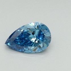 Diament laboratoryjny o barwie fantazyjnej szlif gruszkowy, 1.02ct, VVS2, Fancy Vivid Blue, IGI LG704576383