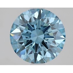 Diament laboratoryjny o barwie fantazyjnej szlif okrągły, 1.58ct, VVS2, Fancy Vivid Blue, IGI LG660447413