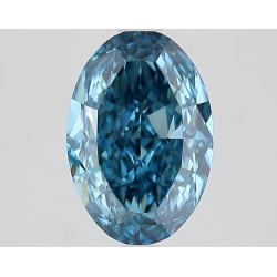Diament laboratoryjny o barwie fantazyjnej szlif owalny, 2.25ct, VVS2, Fancy Vivid Blue, IGI LG662445334