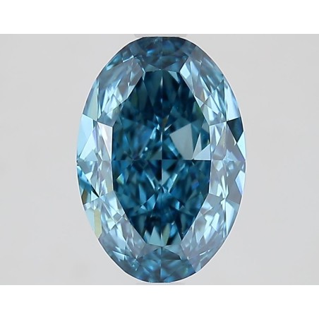 Diament laboratoryjny o barwie fantazyjnej szlif owalny, 2.25ct, VVS2, Fancy Vivid Blue, IGI LG662445334