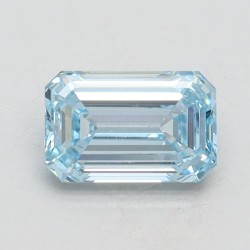 Diament laboratoryjny o barwie fantazyjnej szlif szmaragdowy, 1.01ct, VVS2, Fancy Intense Blue, IGI LG566316960