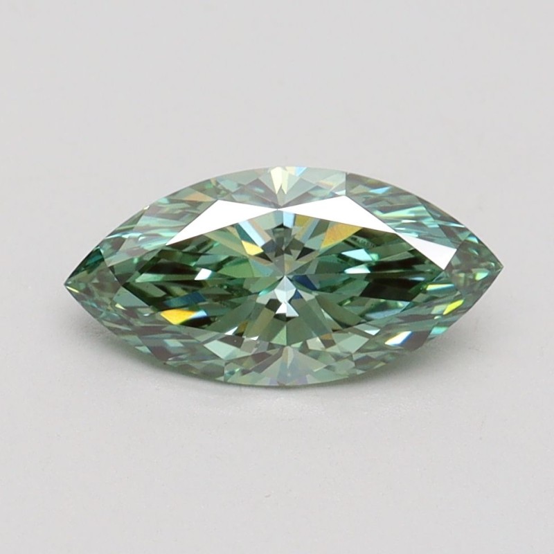 Diament laboratoryjny o barwie fantazyjnej markiza, 1.01ct, VVS2, Fancy Intense Green, IGI LG610349652 Diament laboratoryjny o barwie fantazyjnej markiza, 1.01ct, VVS2, Fancy Intense Green, IGI LG610349652