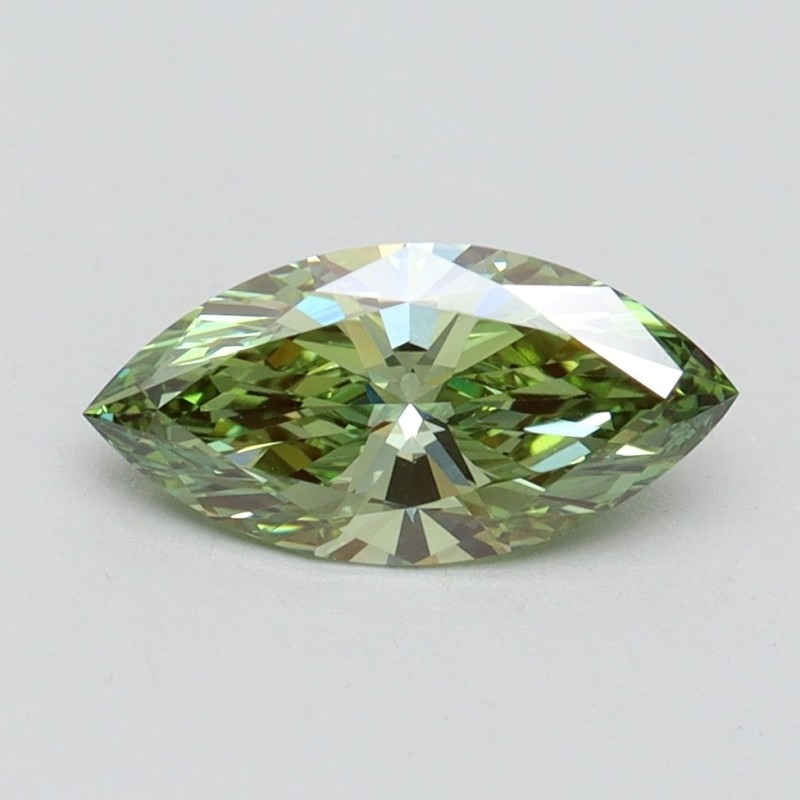 Diament laboratoryjny o barwie fantazyjnej markiza, 1.01ct, VVS2, Fancy Vivid Green, IGI LG611366530 Diament laboratoryjny o barwie fantazyjnej markiza, 1.01ct, VVS2, Fancy Vivid Green, IGI LG611366530