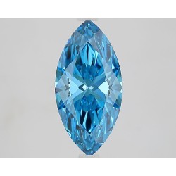 Diament laboratoryjny o barwie fantazyjnej markiza, 2.24ct, VVS2, Fancy Vivid Blue, IGI LG693504434