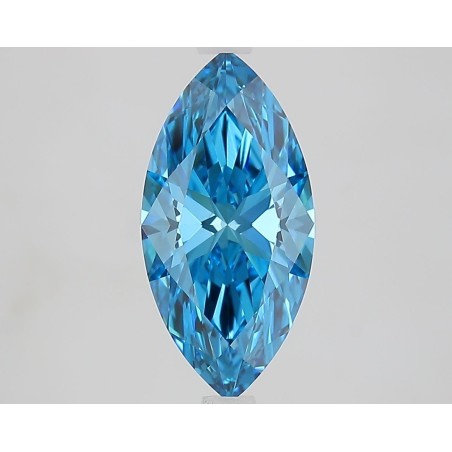 Diament laboratoryjny o barwie fantazyjnej markiza, 2.24ct, VVS2, Fancy Vivid Blue, IGI LG693504434
