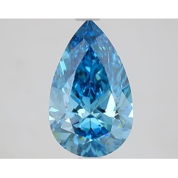 Diament laboratoryjny o barwie fantazyjnej szlif gruszkowy, 2.15ct, VVS2, Fancy Vivid Blue, IGI LG695502870