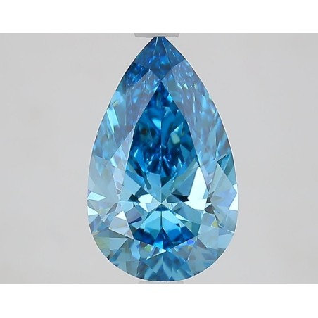 Diament laboratoryjny o barwie fantazyjnej szlif gruszkowy, 2.15ct, VVS2, Fancy Vivid Blue, IGI LG695502870