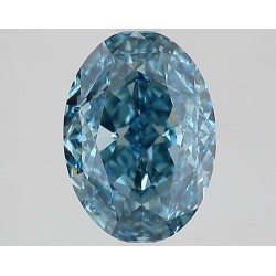 Diament laboratoryjny o barwie fantazyjnej szlif owalny, 2.52ct, VVS2, Fancy Vivid Blue, IGI LG657423110