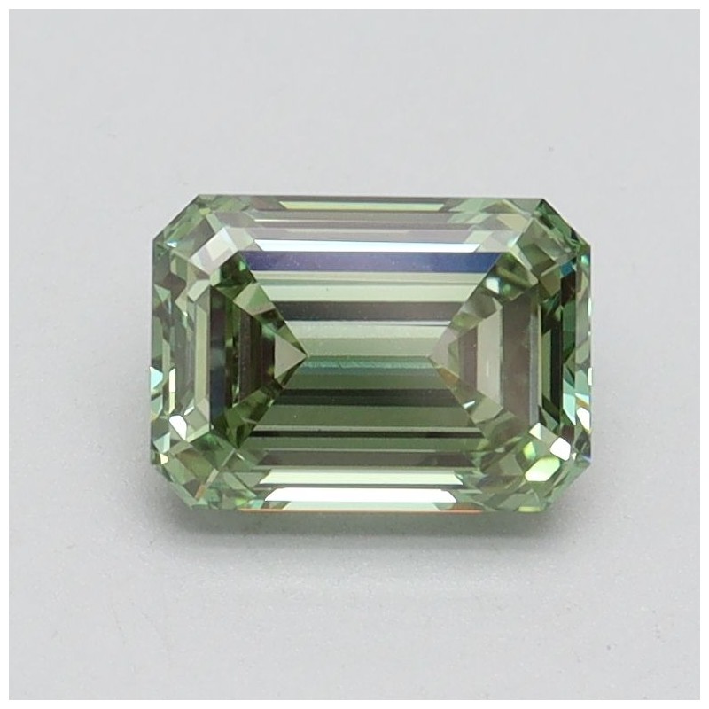 Diament laboratoryjny o barwie fantazyjnej szlif szmaragdowy, 1.02ct, VVS2, Fancy Intense Green, IGI LG610349679 Diament laboratoryjny o barwie fantazyjnej szlif szmaragdowy, 1.02ct, VVS2, Fancy Intense Green, IGI LG610349679