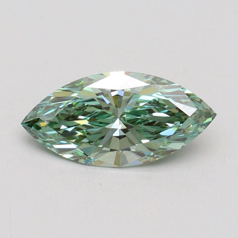 Diament laboratoryjny o barwie fantazyjnej markiza, 1.02ct, VVS2, Fancy Vivid Green, IGI LG611389003 Diament laboratoryjny o barwie fantazyjnej markiza, 1.02ct, VVS2, Fancy Vivid Green, IGI LG611389003