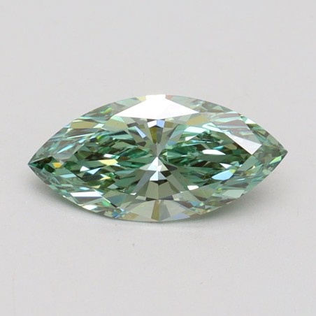 Diament laboratoryjny o barwie fantazyjnej markiza, 1.02ct, VVS2, Fancy Vivid Green, IGI LG611389003